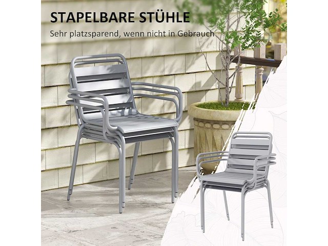 Tuinstoelen (x4) - afbeelding 3 van  5