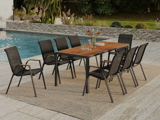 Tuinstoelen (x8) - afbeelding 1 van  12
