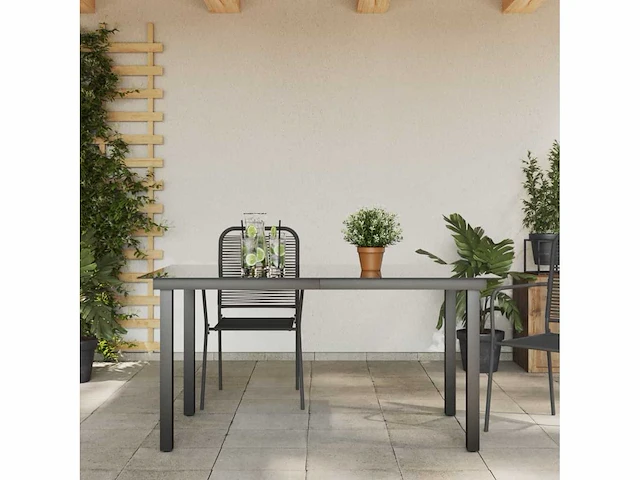 Tuintafel - aluminium en glas - afbeelding 2 van  8