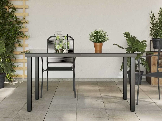 Tuintafel - aluminium en glas - afbeelding 1 van  8