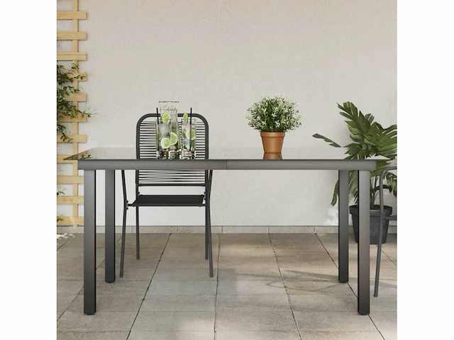 Tuintafel - aluminium en glas - afbeelding 4 van  8