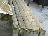 Tuintafel 320 cm met bank - afbeelding 2 van  4