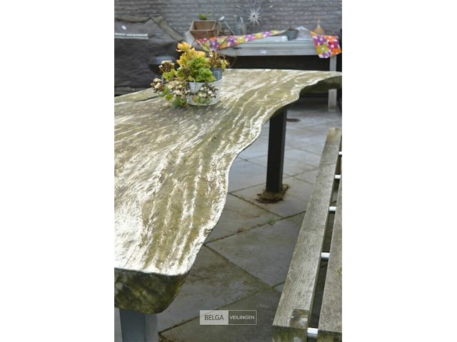 Tuintafel 320 cm met bank - afbeelding 4 van  4