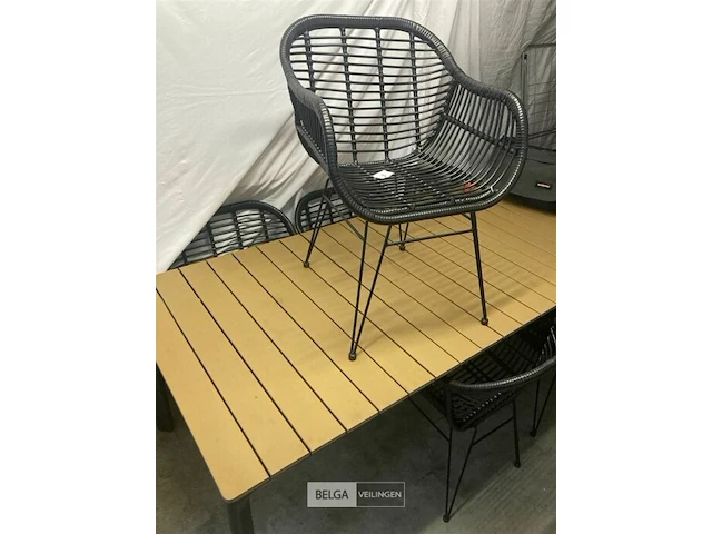 Tuintafel en 6 stoelen - afbeelding 1 van  3