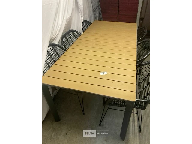 Tuintafel en 6 stoelen - afbeelding 3 van  3
