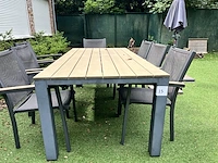 Tuintafel met 8 stoelen - afbeelding 2 van  6
