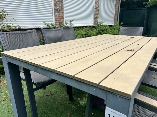 Tuintafel met 8 stoelen - afbeelding 3 van  6
