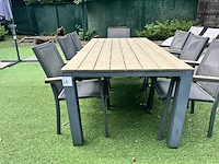 Tuintafel met 8 stoelen - afbeelding 2 van  6