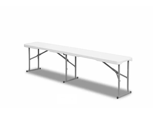 Tuintafel met bank wit - afbeelding 3 van  6