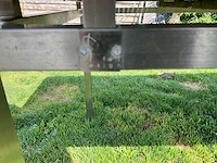 Tuintafel met inox onderstel - afbeelding 4 van  4