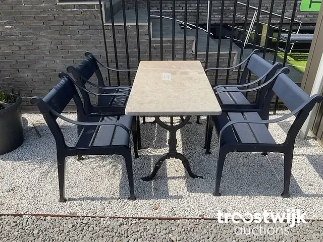 Tuintafel van gardeluxe - afbeelding 1 van  3
