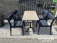 Tuintafel van gardeluxe - afbeelding 1 van  3