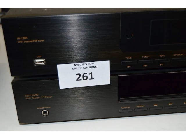 Tuner ir-1200, cd speler cd-1200m - afbeelding 2 van  7