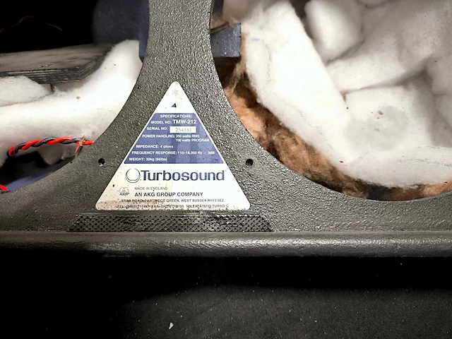 Turbosound - tmw-212 - monitorkast (2x) - afbeelding 3 van  3