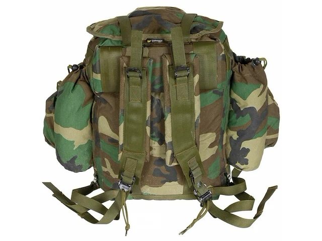 Turkse landmacht alice pack veldrugzak 55l, woodland camo - afbeelding 2 van  4