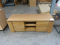 Tv kast eik massief - afbeelding 2 van  3