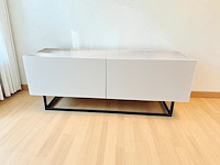 Tv meubel - 2 deuren- wit gelakt - afbeelding 1 van  1