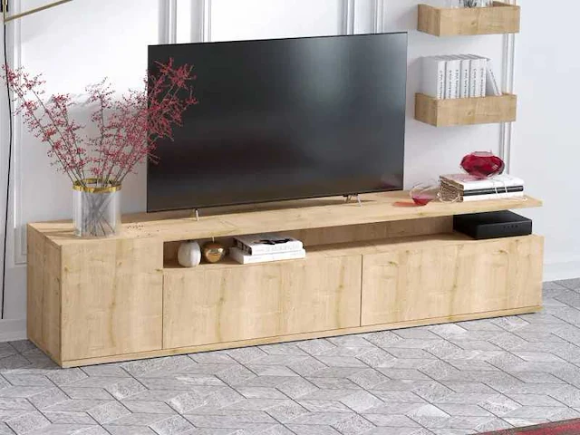 Tv-meubel - alika eiken kleur - afbeelding 1 van  6
