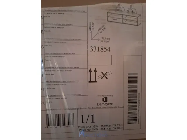 Tv meubel demeyer - afbeelding 1 van  1