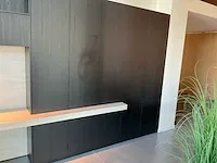 Tv meubel met werkruimte en kast - afbeelding 3 van  9