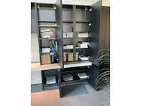 Tv meubel met werkruimte en kast - afbeelding 5 van  9