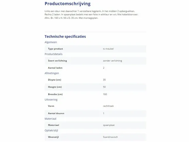 Tv-meubel rubi - afbeelding 7 van  7