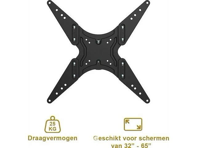 Tv muurbeugel draaibaar swing 13-65 inch - afbeelding 5 van  7