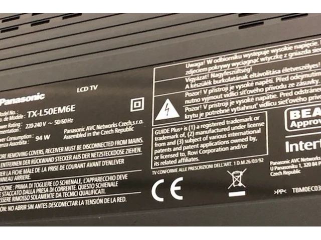 Tv panasonic lcd tv - afbeelding 3 van  3