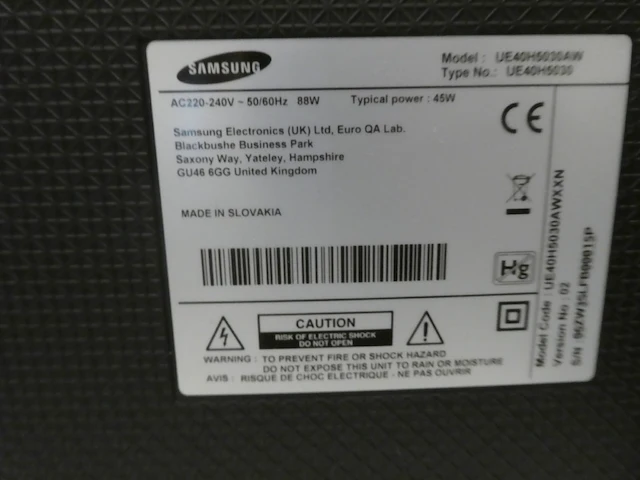 Tv samsung 40" - afbeelding 2 van  4