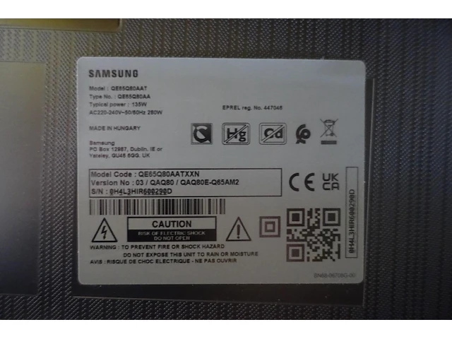 Tv samsung 65 inch - afbeelding 3 van  4