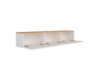 Tv-standaard - wit en grenen - afbeelding 3 van  7