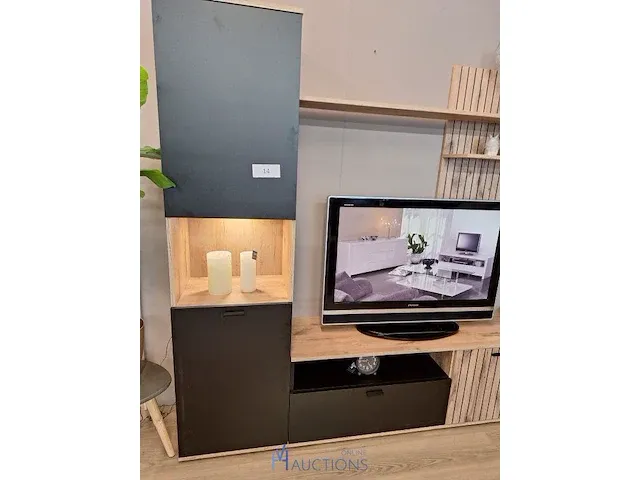 Tv wand - afbeelding 2 van  4