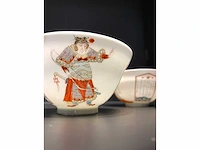 Twee chinese wu shuang pu kommen. chinees porselein - afbeelding 13 van  30