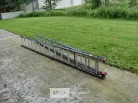 Twee delige alu ladder 2x14 sporten - afbeelding 1 van  4
