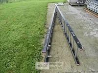 Twee delige alu ladder 2x14 sporten - afbeelding 3 van  4