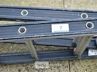 Twee delige alu ladder 2x14 sporten - afbeelding 4 van  4