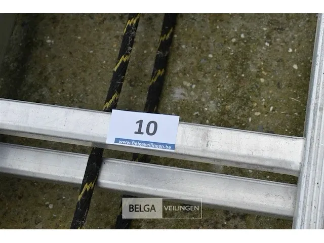 Twee delige alu ladder dirks 2x18 sporten - afbeelding 4 van  4