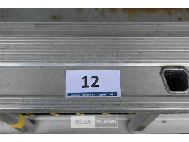 Twee delige alu ladder dirks 2x20 sporten - afbeelding 6 van  7