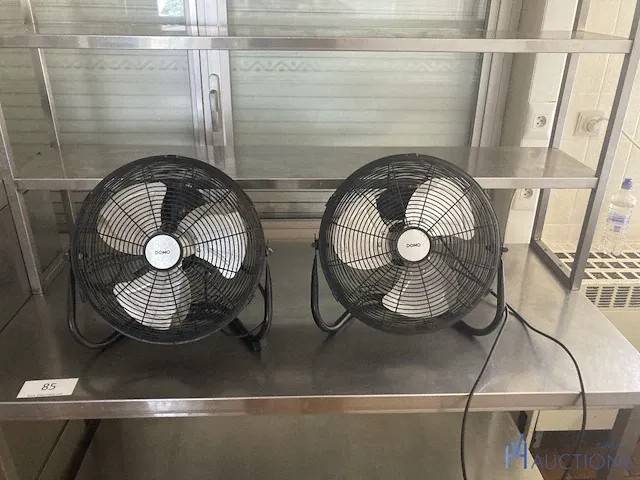 Twee tafelventilators domo - afbeelding 1 van  2