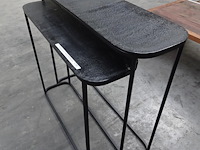 Tweedelige set metalen wandmeubel - afbeelding 1 van  2