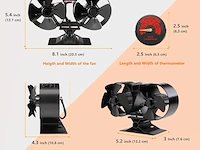Twin bladed stove fan - afbeelding 2 van  4