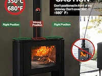 Twin bladed stove fan - afbeelding 3 van  4