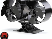 Twin bladed stove fan - afbeelding 1 van  4