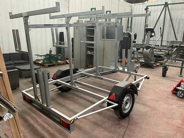 Twins trailers d750 aanhangwagen stijgertransport - afbeelding 2 van  5
