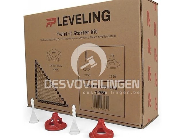 Twist-it tegelnivellering kruis set 3mm - afbeelding 1 van  4