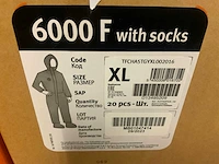 Tychem xl 6000f beschermkledij (20x) - afbeelding 6 van  6