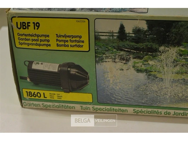 Ubbink tuinvijverpomp 1860l/u ubf 19 - afbeelding 2 van  3