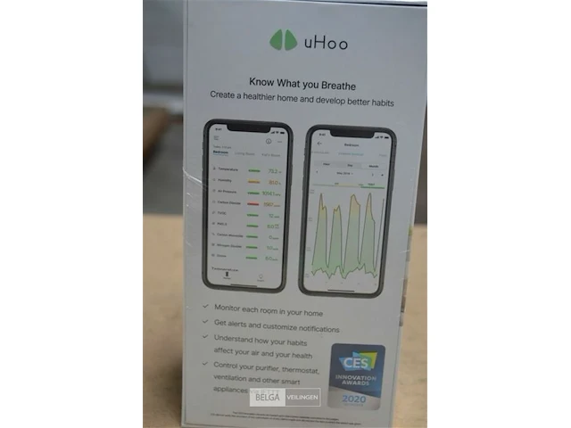 Uhoo smart air quality sensor - afbeelding 3 van  3
