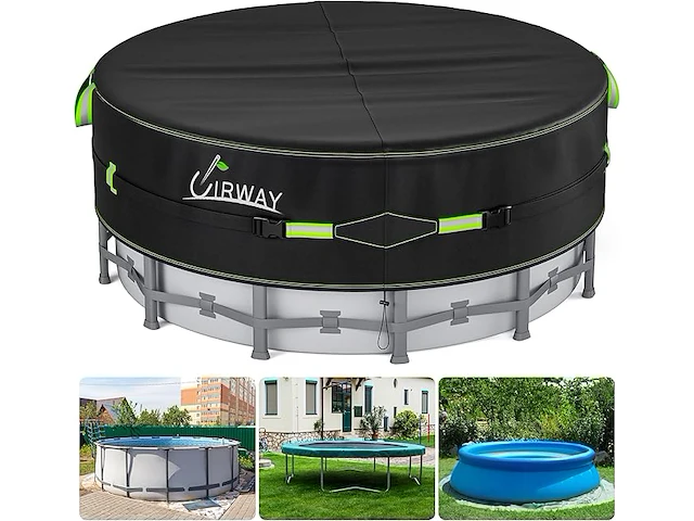 Uirway 12 ft rond zwembadafdekking - afbeelding 1 van  4