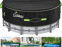Uirway 12 ft rond zwembadafdekking - afbeelding 1 van  4